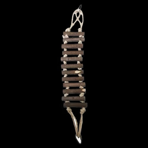 Natural Wood Rope Ladder - Small