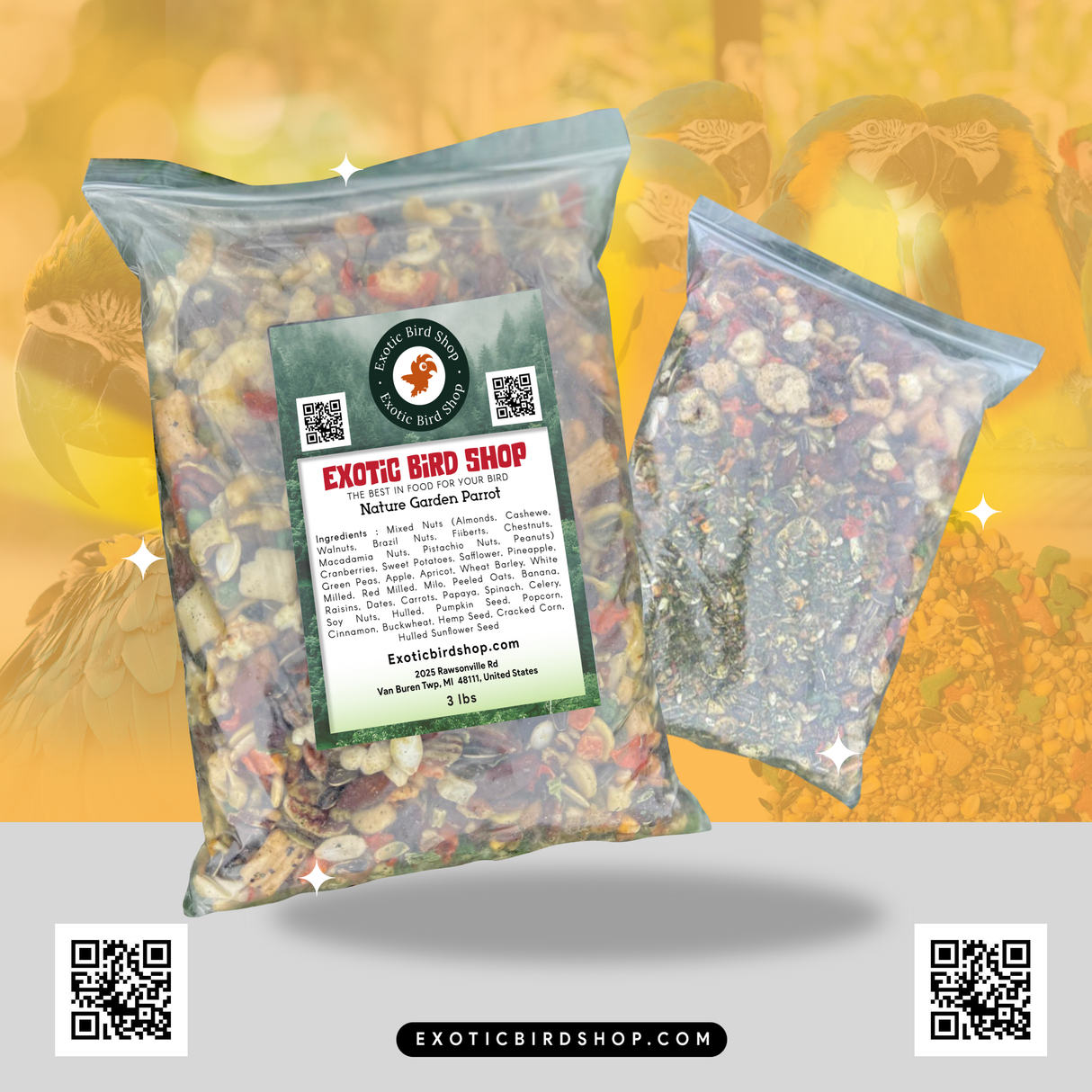 Natures Garden Parrot