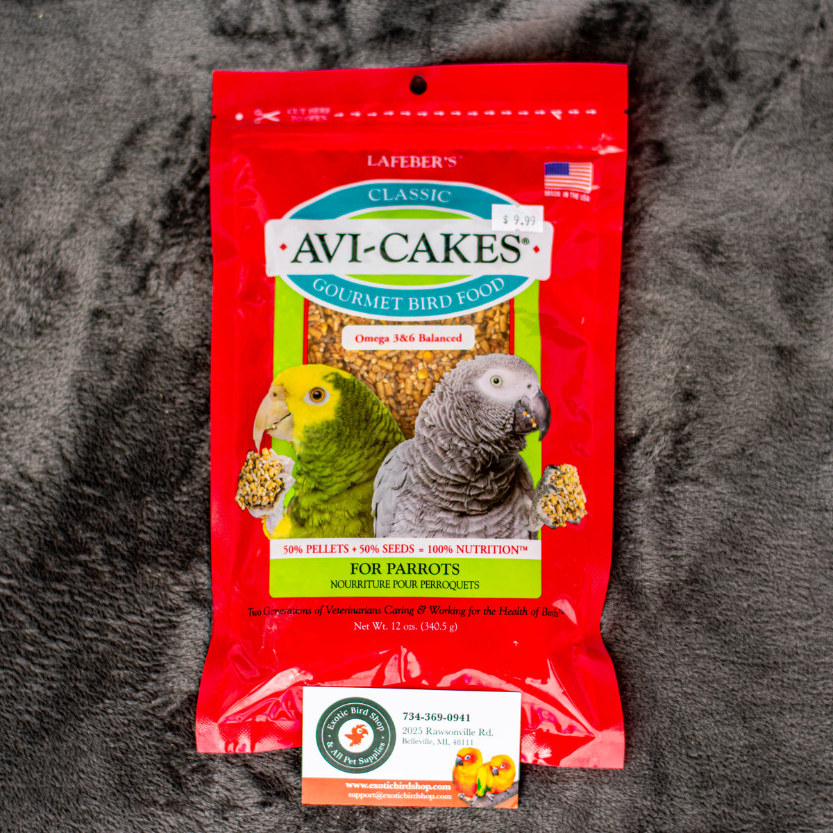 Classic AviCakes for Parrot 12 oz Exotic Bird Shop