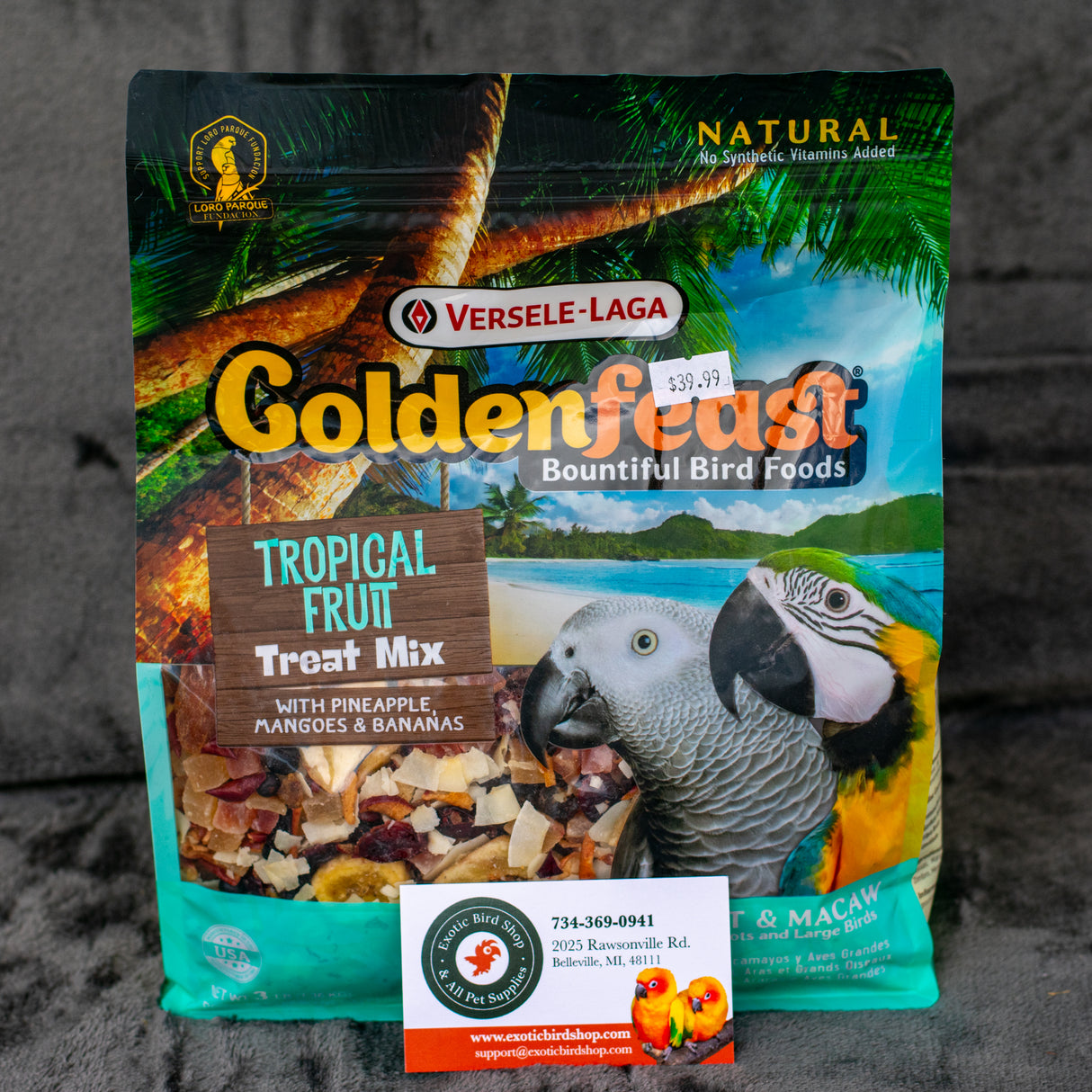 GOLDENFEAST- TROPICAL FRUIT MIX- 3LBS
