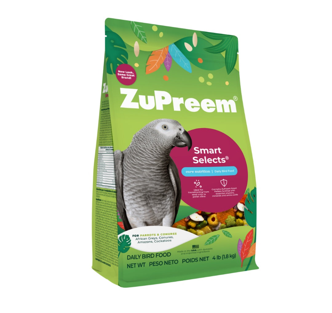 ZuPreem Smart Selects Parrots & Conures