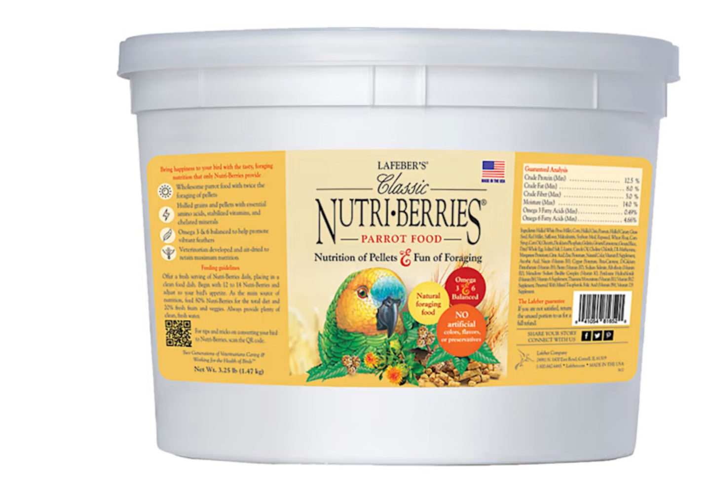 Lafeber's Classic Nutri Berries Parrot 4LB