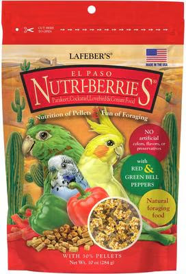 Lafeber's El Paso Nutri-Berries Parakeet, Cockatiel, Lovebird, Conure