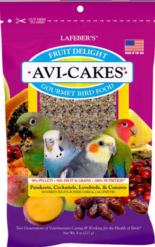 Lafeber's Fruit Delight Avi Cakes Parakeets, Cockatiels, Lovebirds