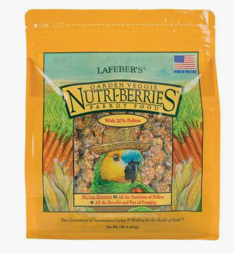 Lafeber's Garden Veggie Nutri Berries Parrot 3lb