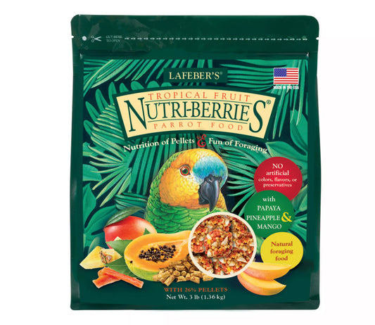 Lafeber's Tropical Fruit Nutri Berries Parrot 3lb