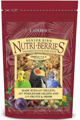Lafeber's Senior Bird Nutri Berries Parakeet & Cockatiel