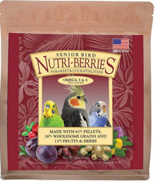 Lafeber's Senior Bird Nutri Berries 3lb Parakeet & Cockatiel
