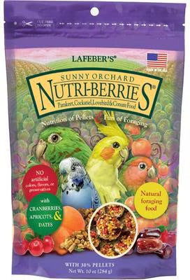Lafeber's Nutri Berries Sunny Orchard Parakeet, Cockatiel, Lovebird & Conure