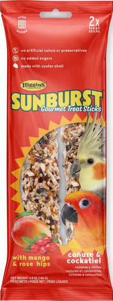 Sunburst Gourmet Treat Sticks Conure & Cockatiel