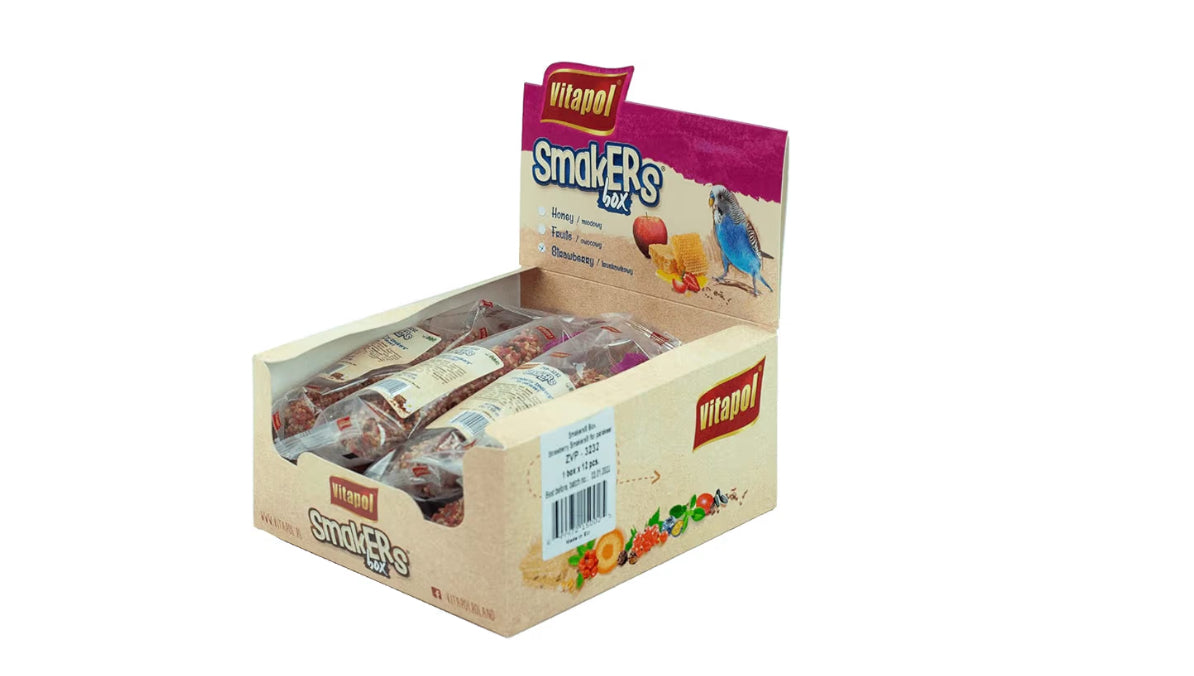 Strawberry Smakers For Budgie