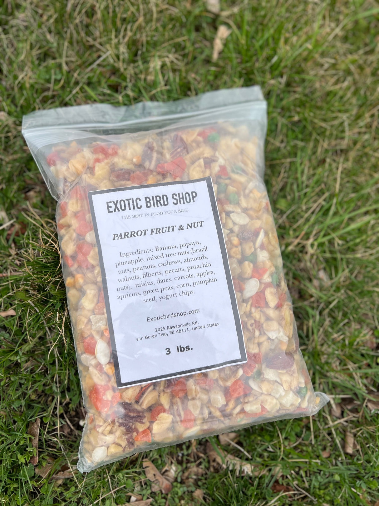 Parrot Fruit & Nut