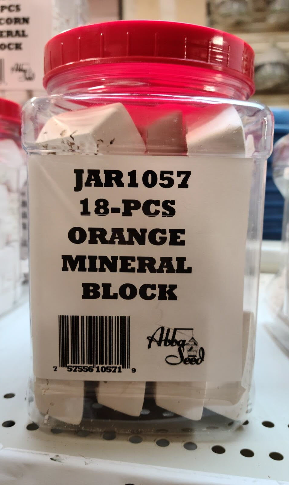 Orange  Mineral Block - #JAR1057