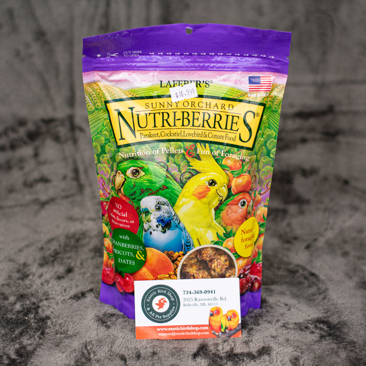 Sunny Orchard Nutri-Berries for Cockatiels (10oz)